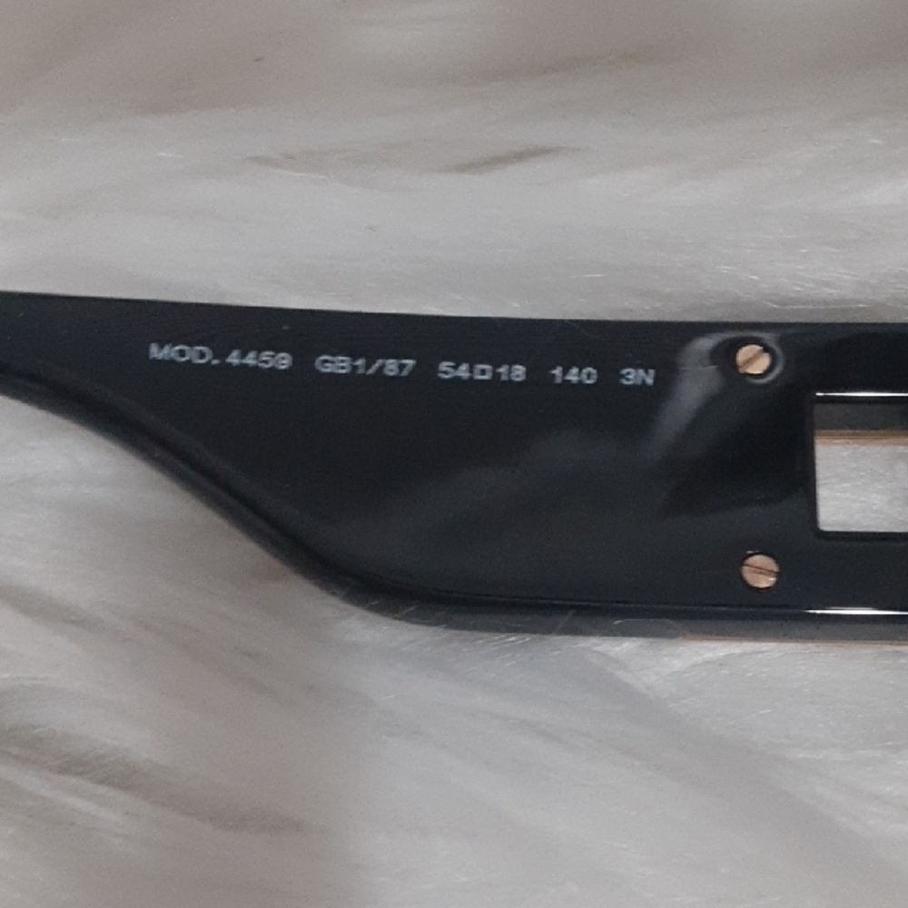 Versace Rectangular Black Sunglasses - image 6